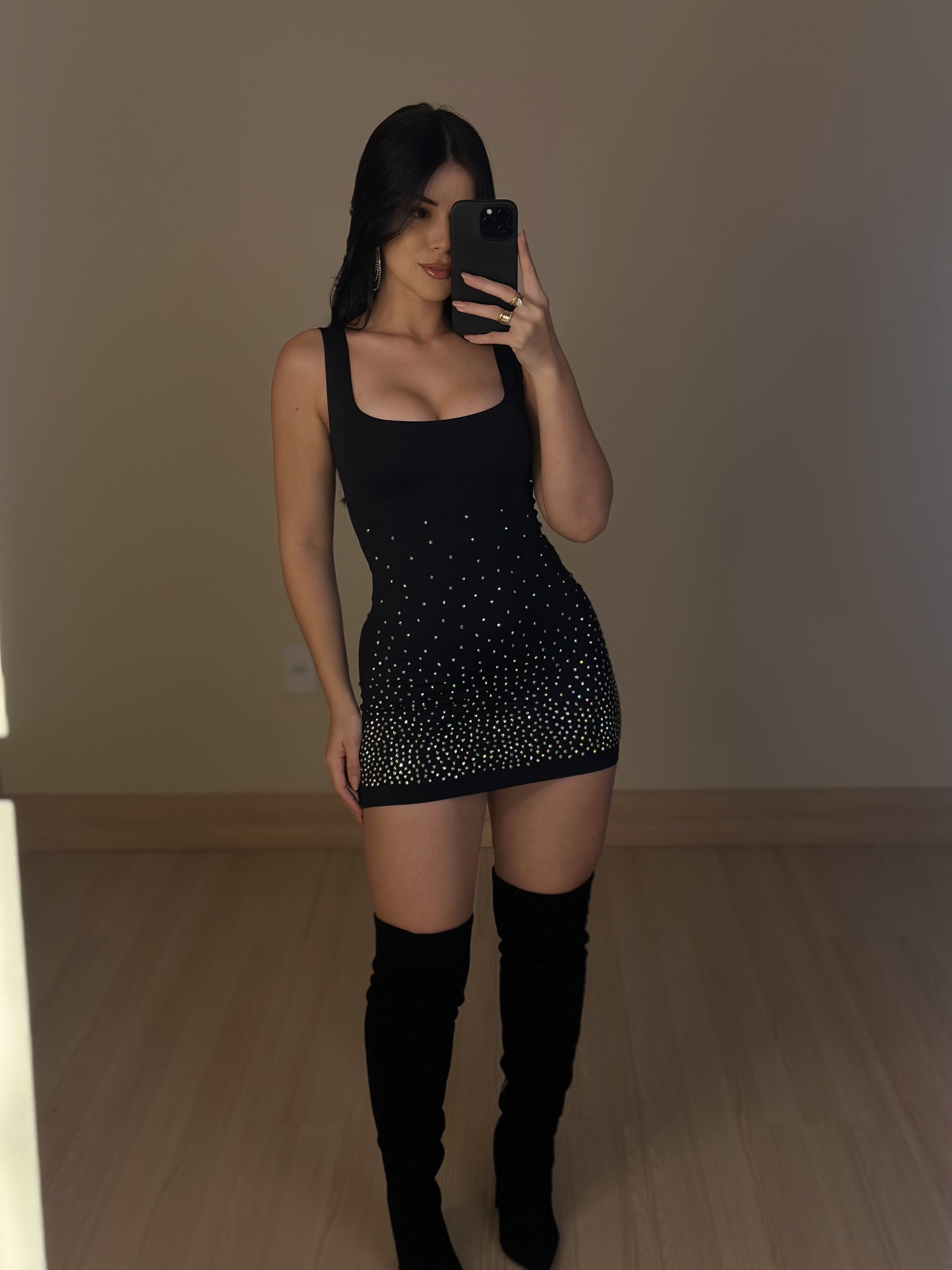 Vestido Gringa - Preto/ Tamanho Unico