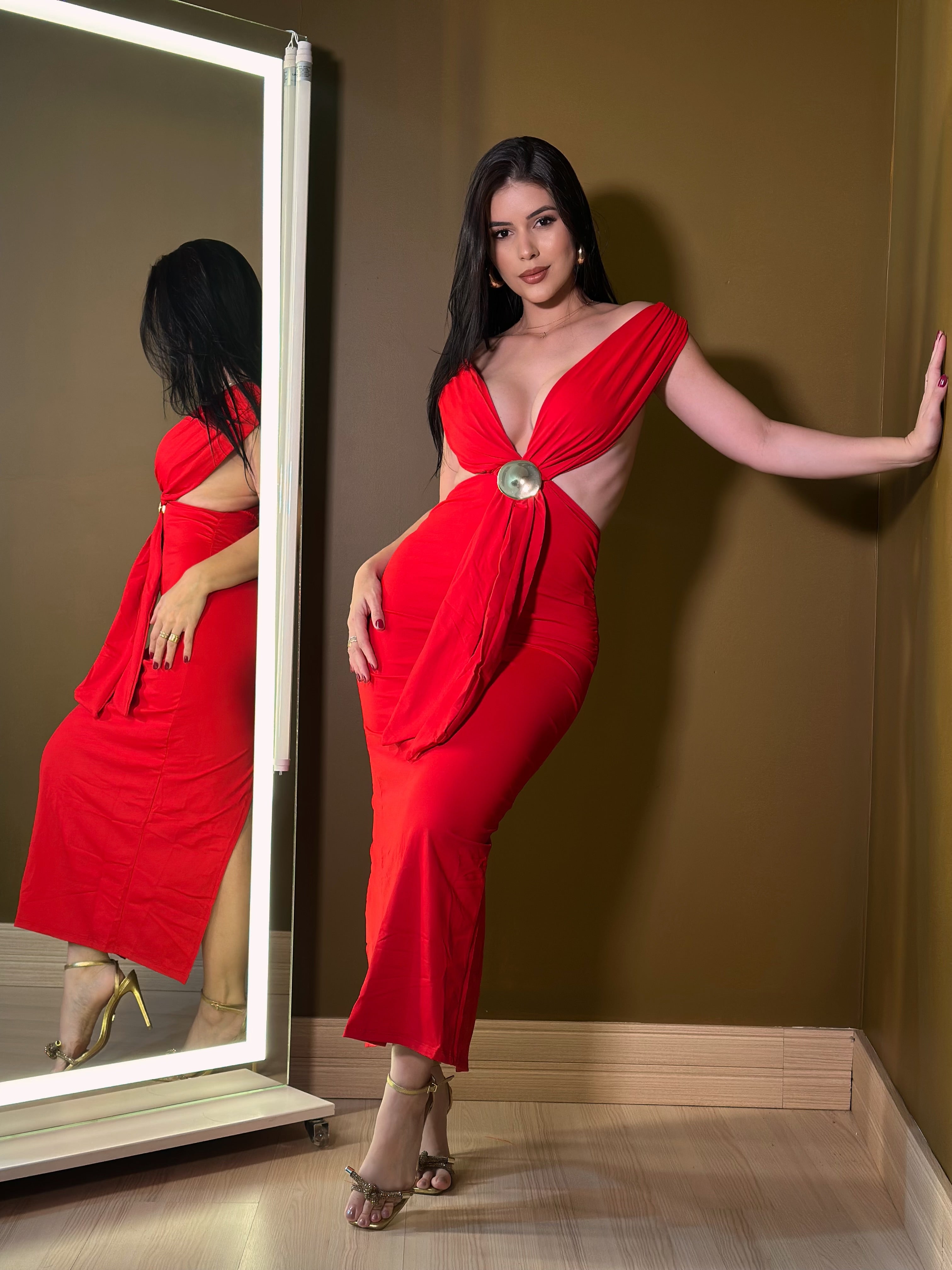 Vestido Hadassa - Vermelho