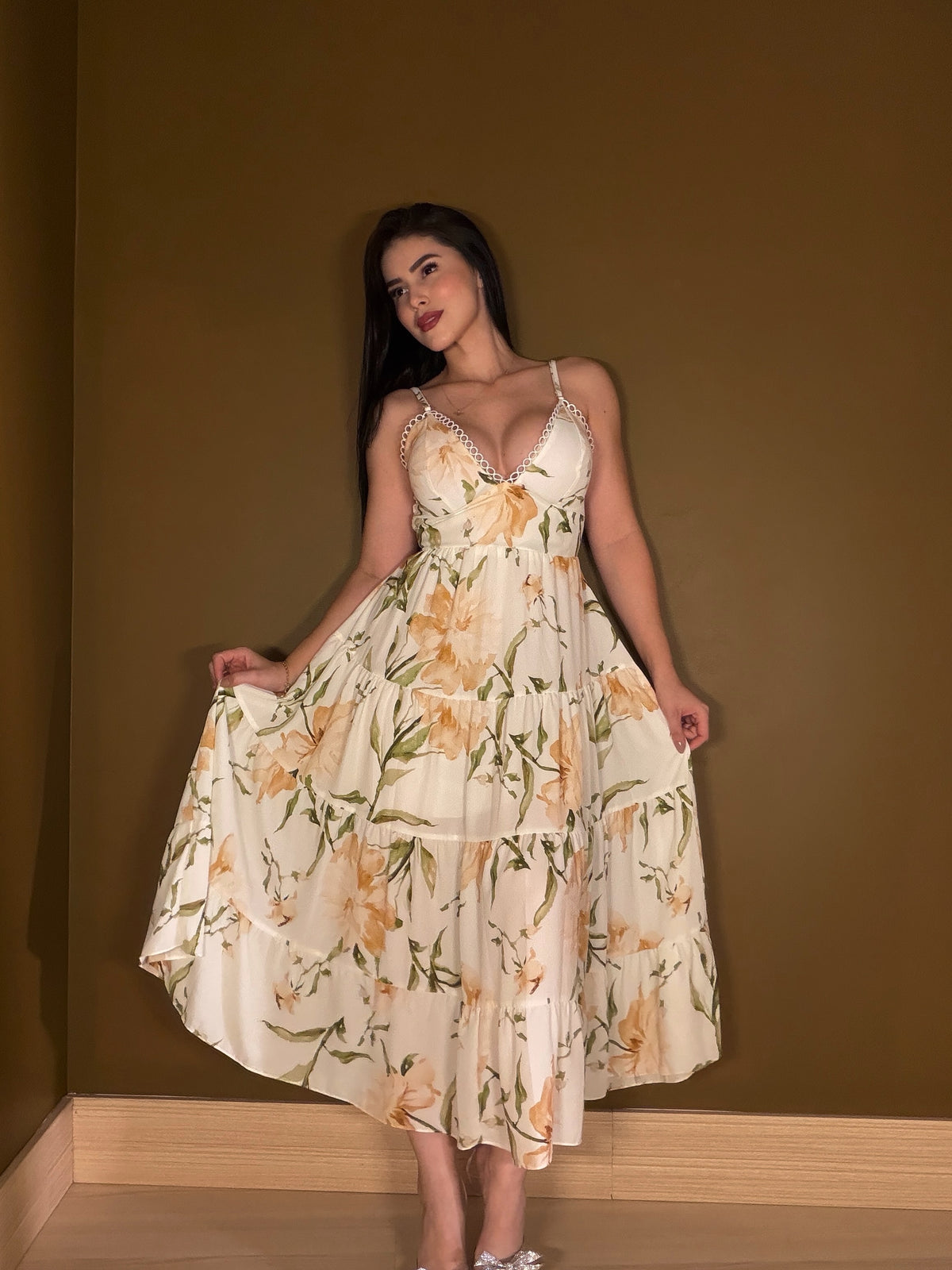 Vestido Midi Flora