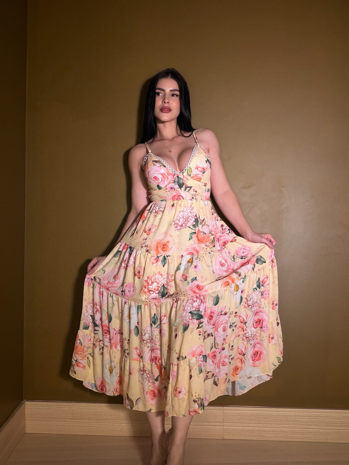 Vestido Midi Flora