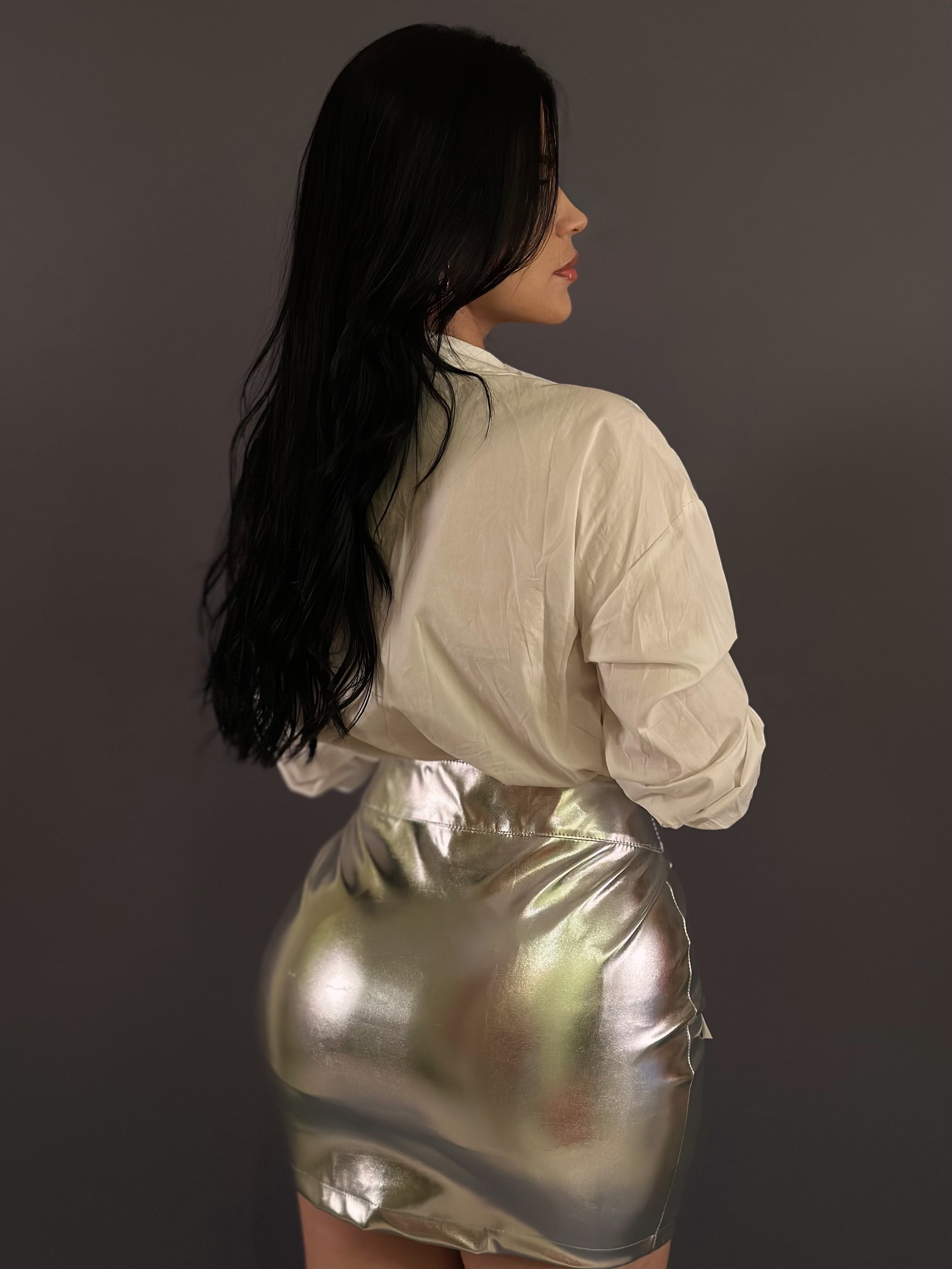 CAMISA BORDADA TRICOLINE - BRANCA - G