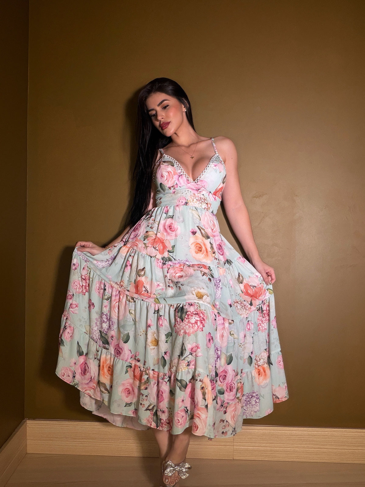 Vestido Midi Flora