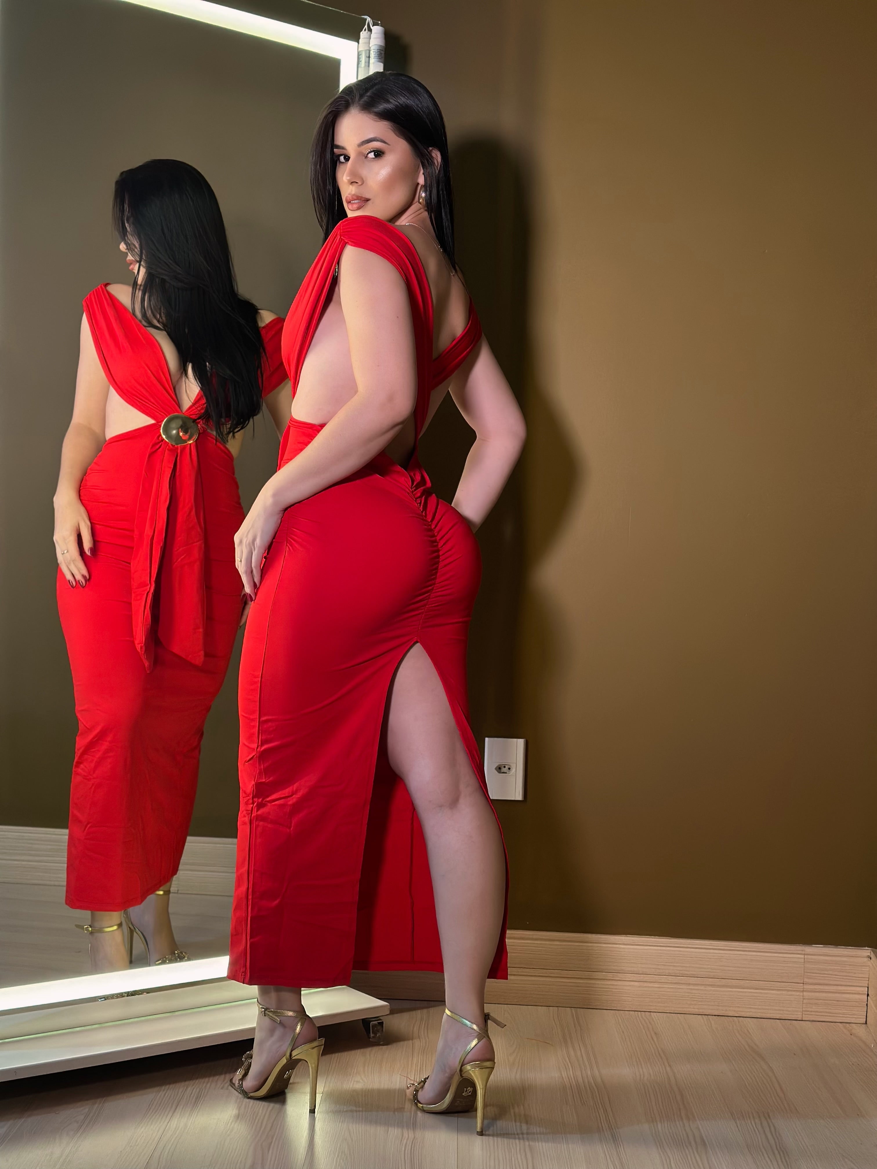 Vestido Hadassa - Vermelho