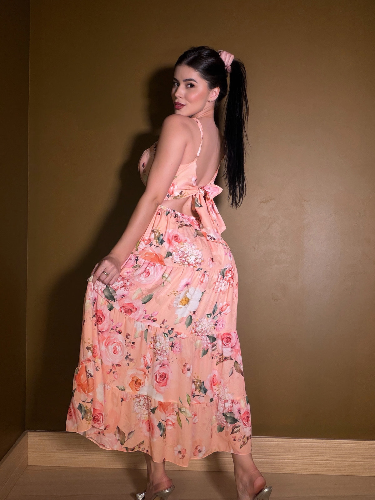 Vestido Midi Flora