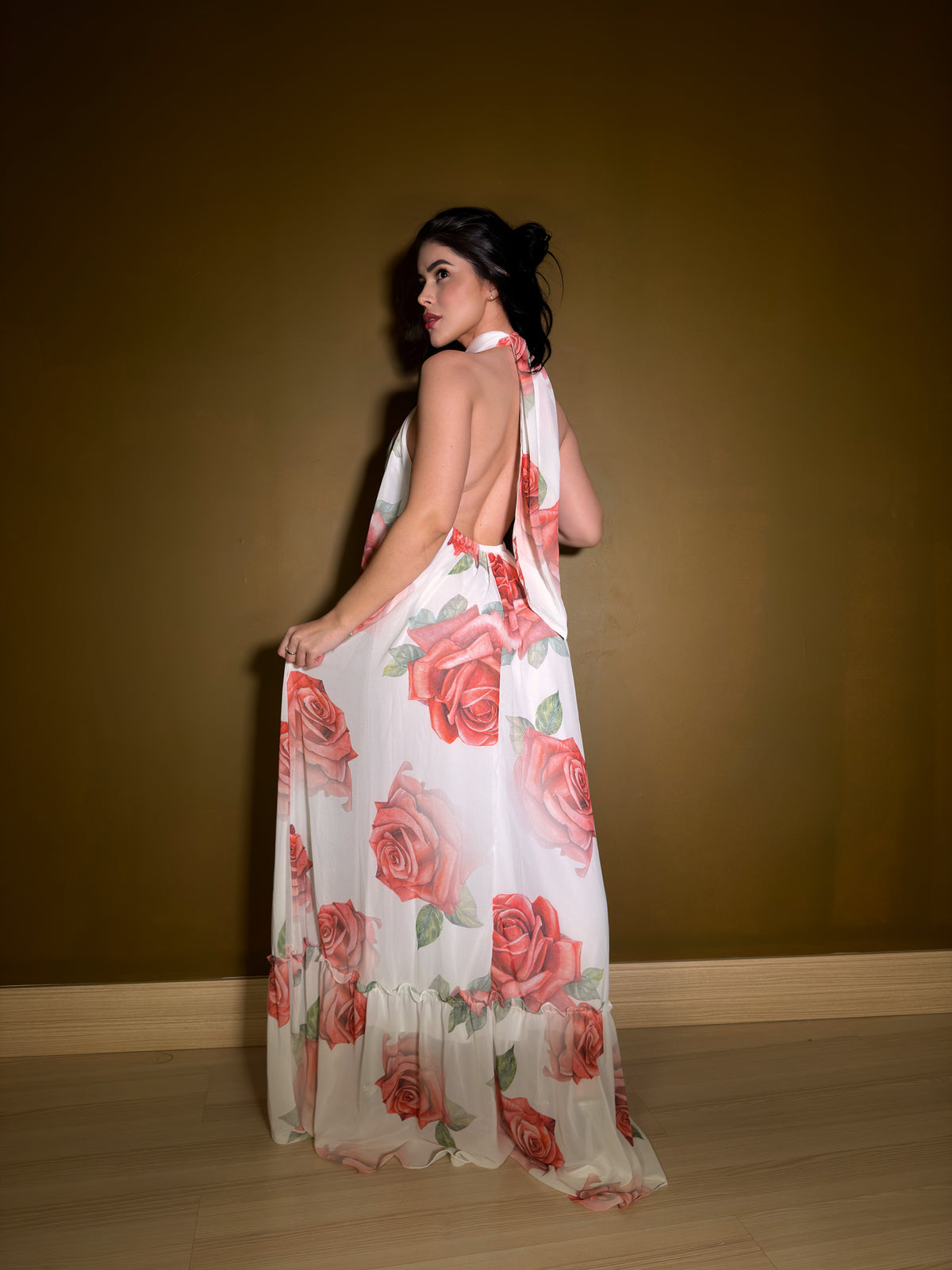 Vestido longo Flora