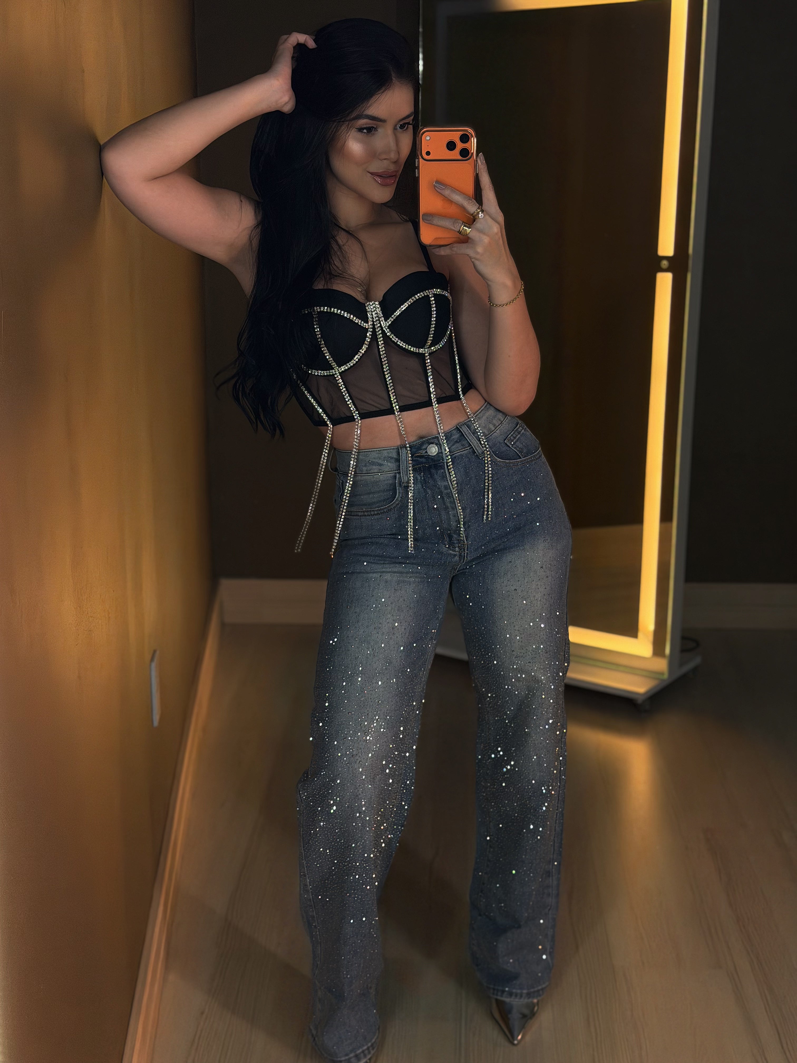 Calça Stelar lavagem escura -