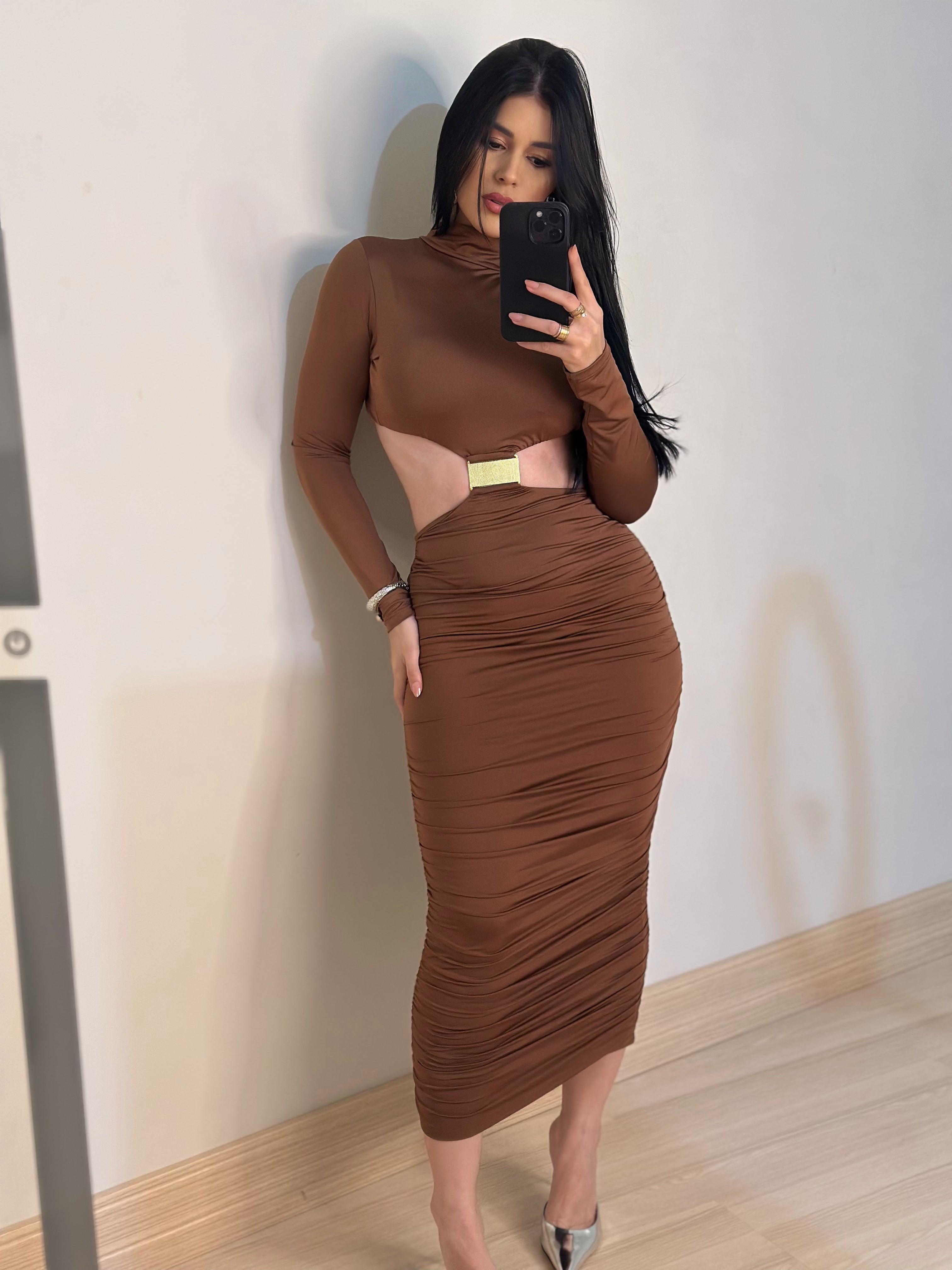 Midi Caramelo com aviamento