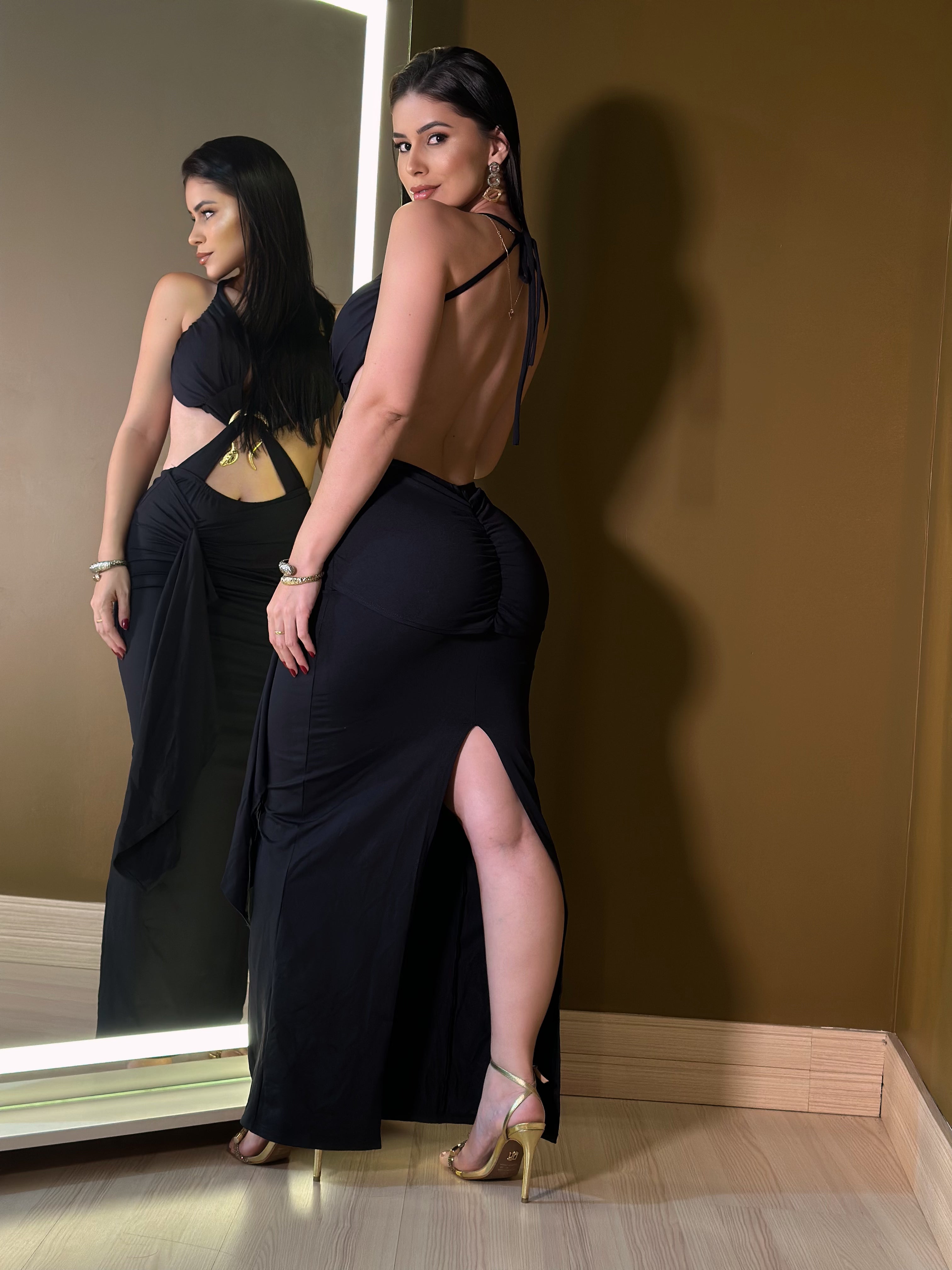 Vestido Francyni - Black