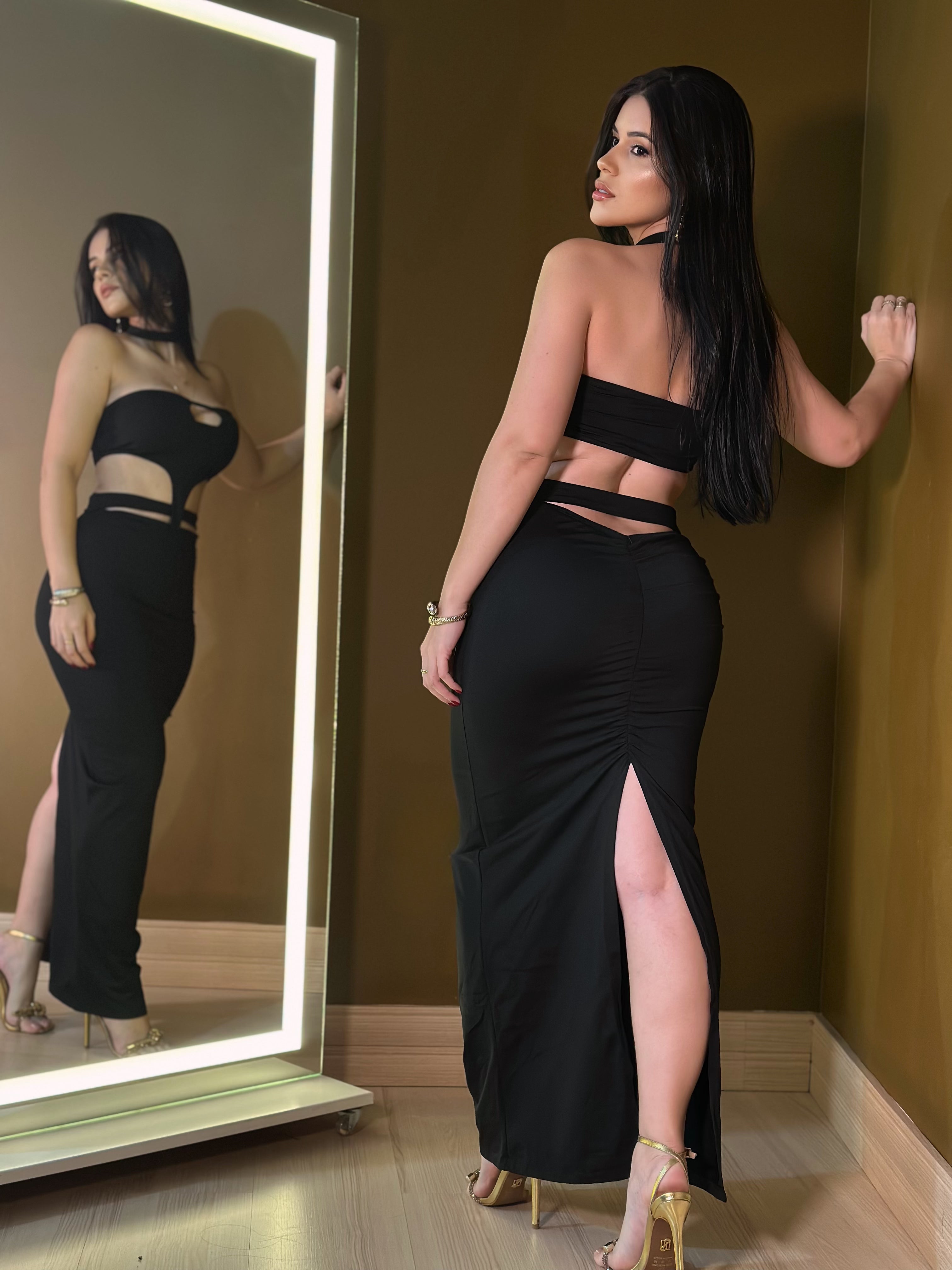 Vestido Monique - Preto