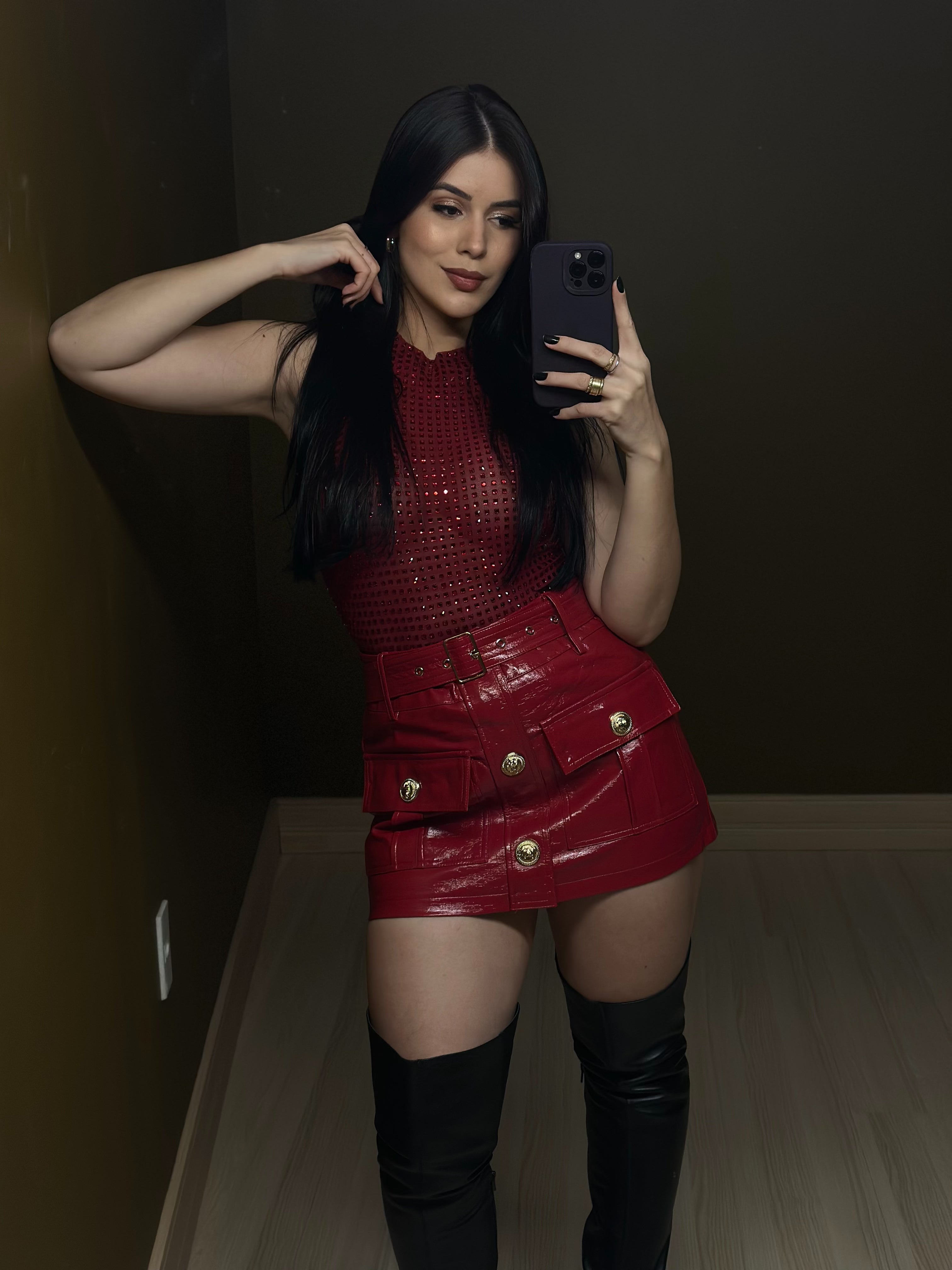 Blusa tule pedrarias