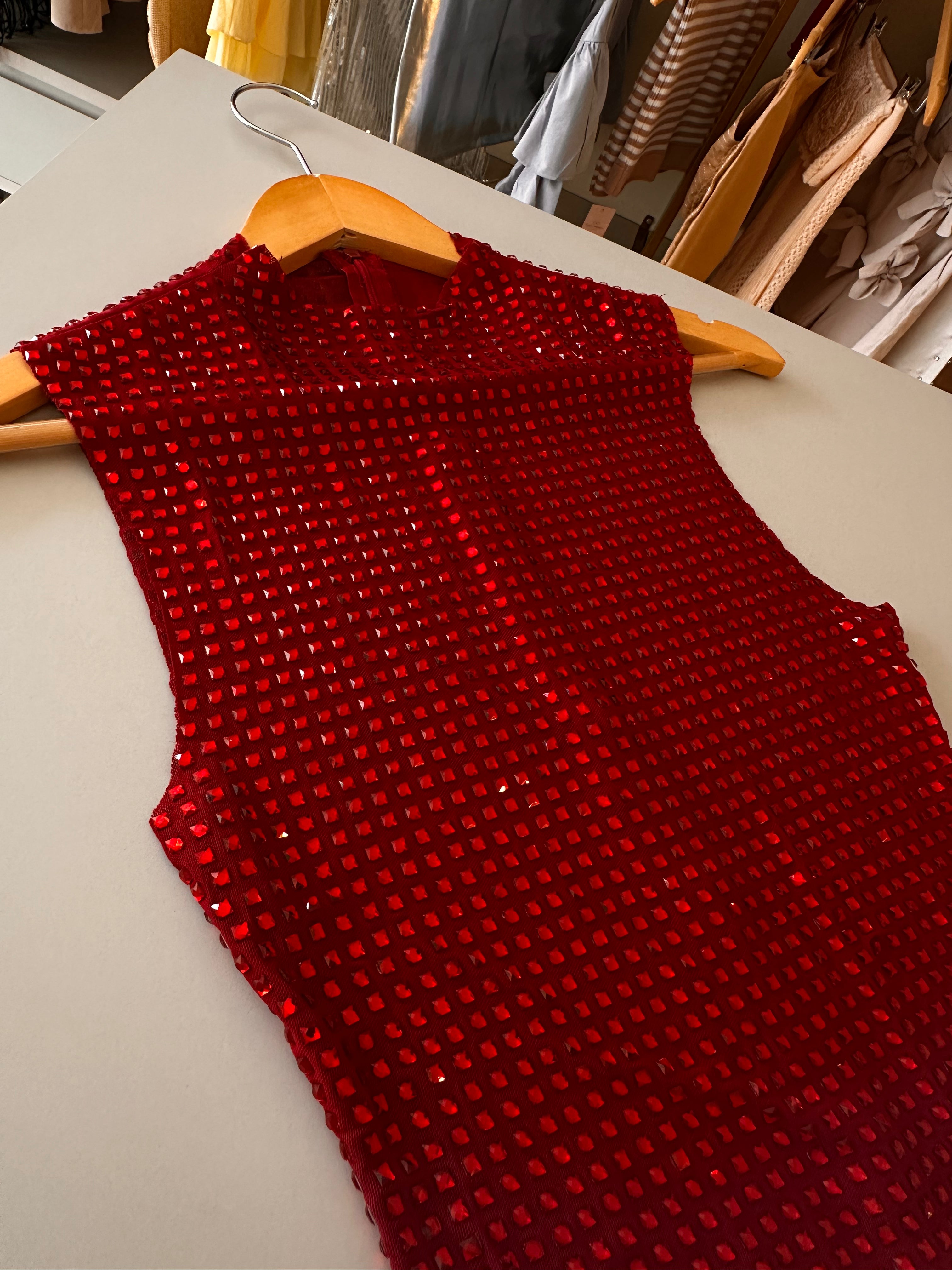 Blusa tule pedrarias