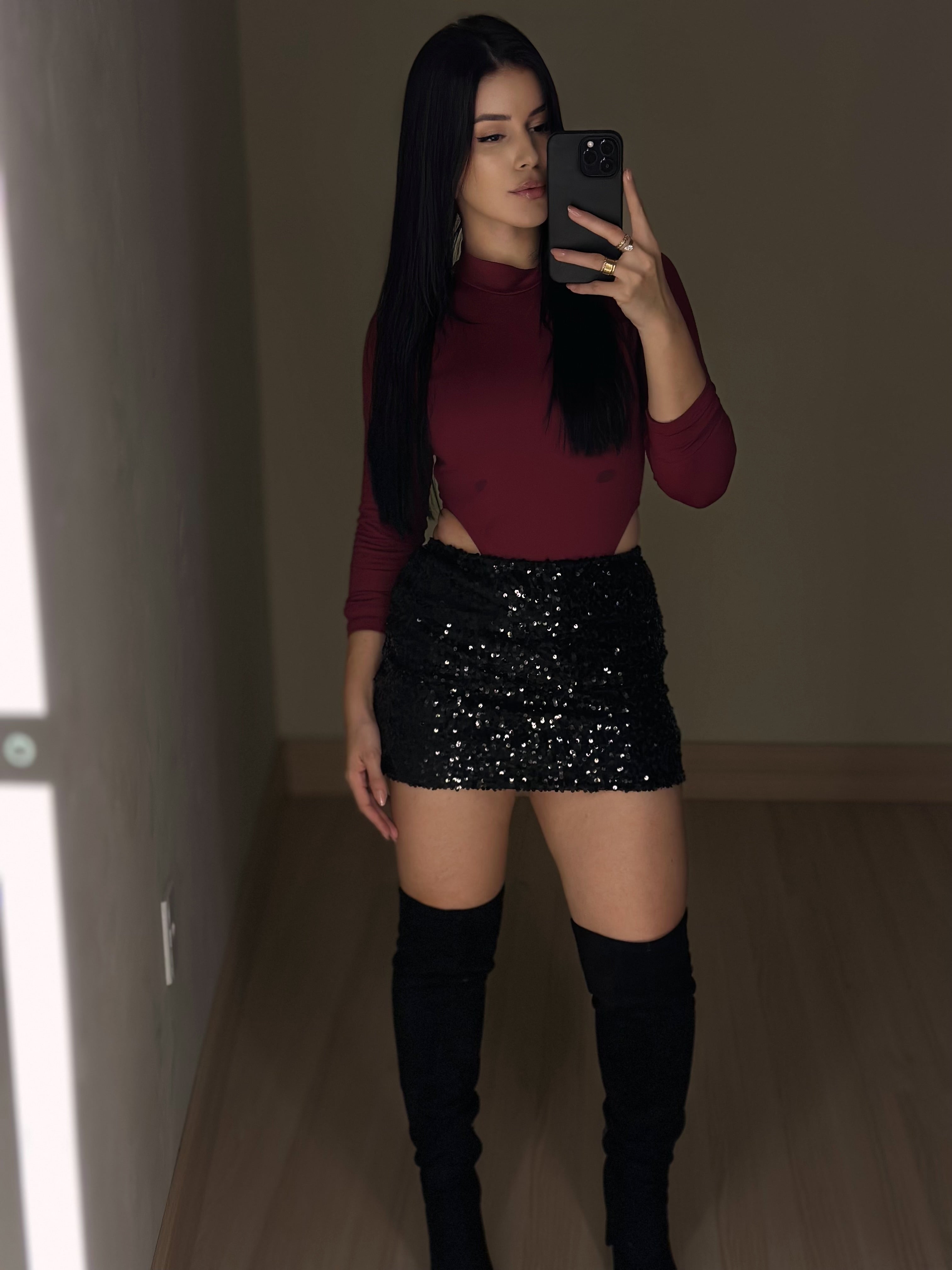 Body Gola Alta - Poliamida