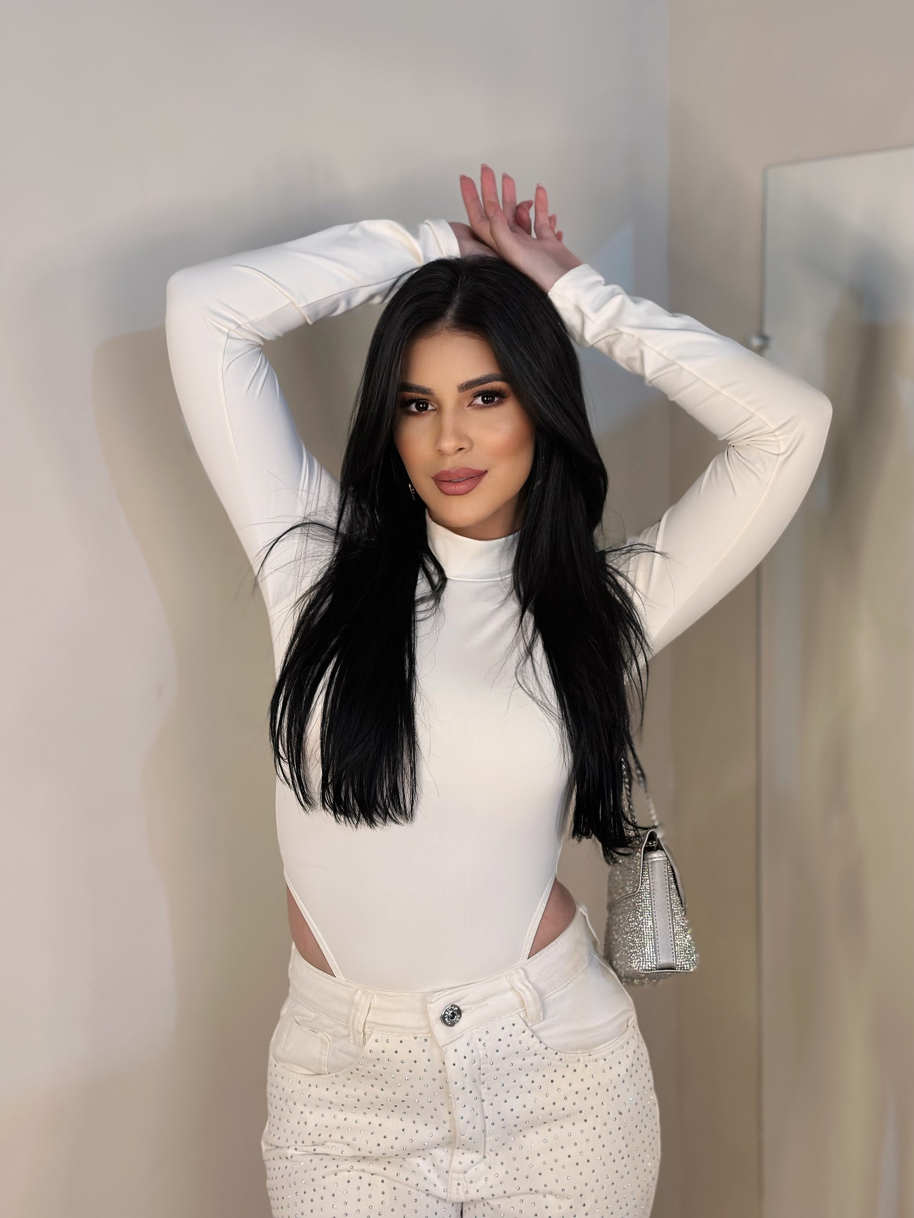 Body Gola Alta - Poliamida