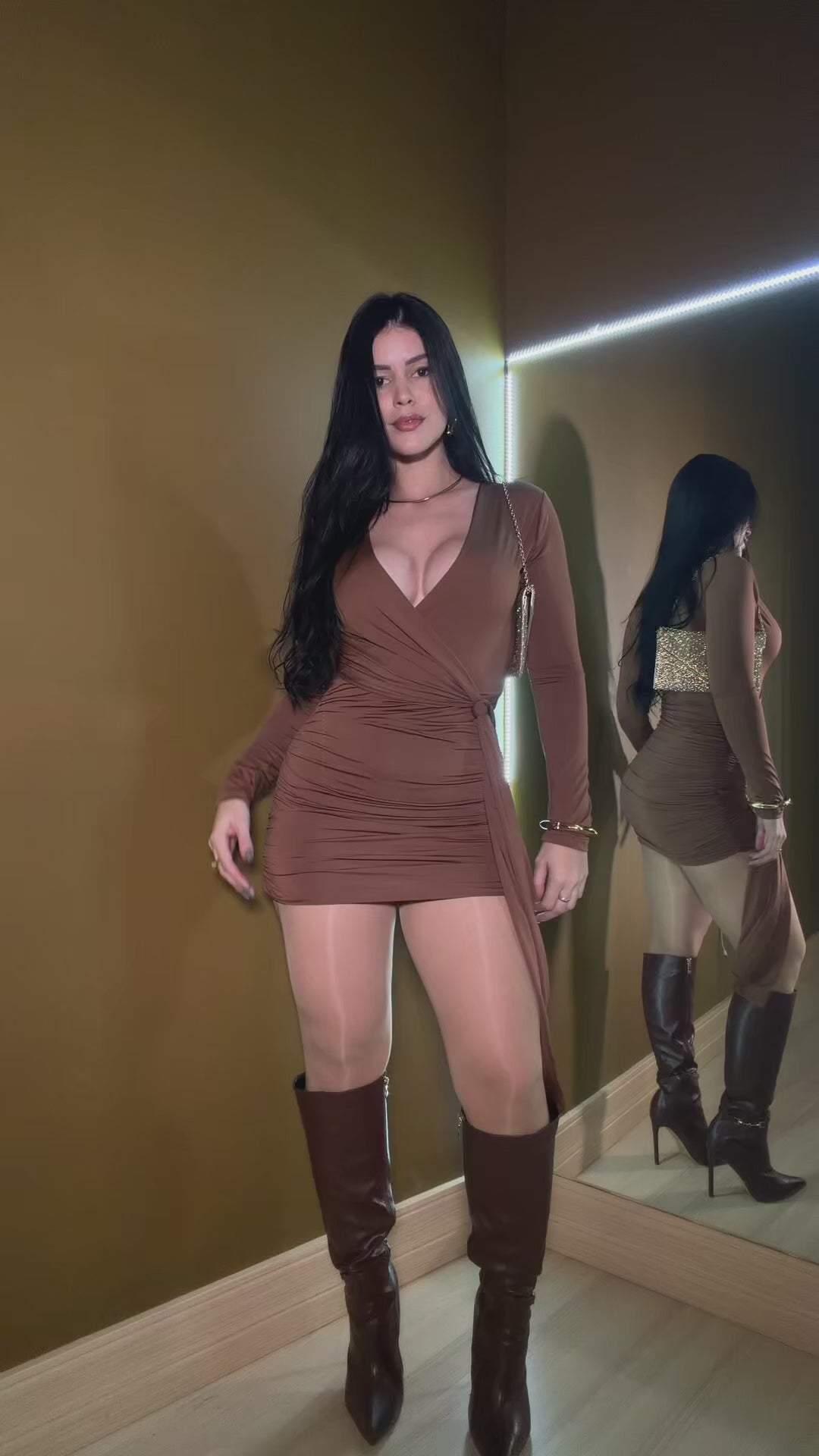 Vestido Joicy - Chocolate
