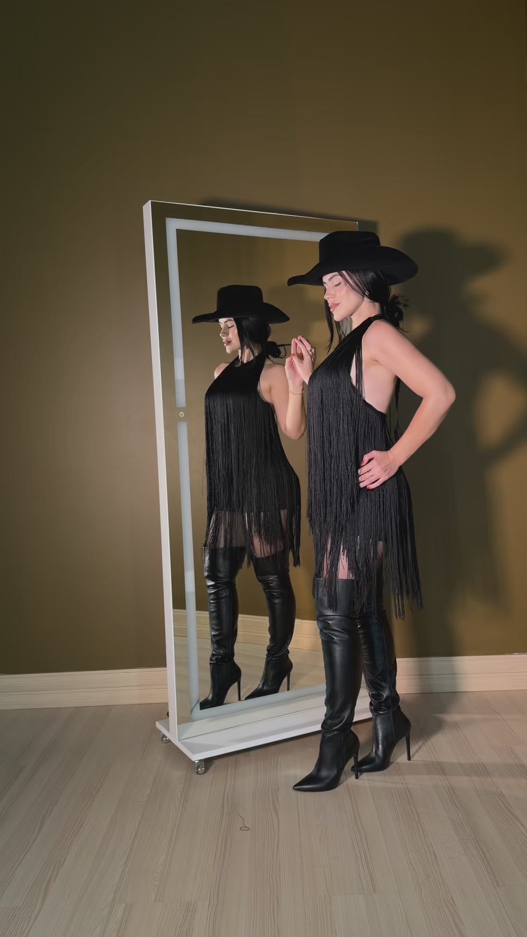Vestido Franjas